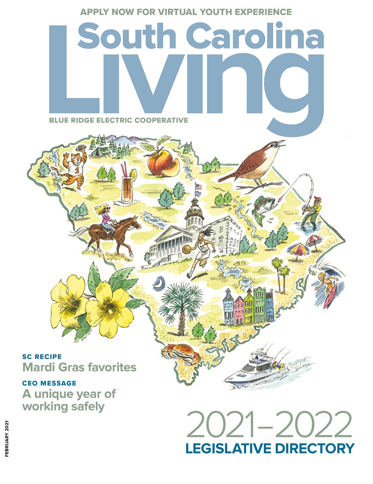 SC Living Cover February